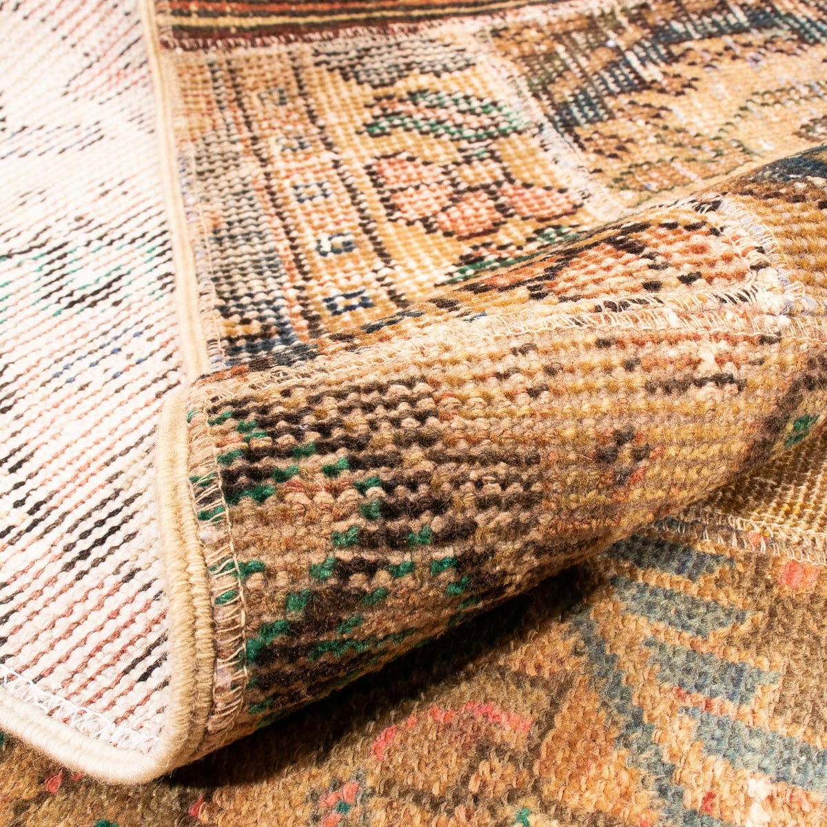 Patchwork tapijt - 304 x 235 cm - veelkleurig