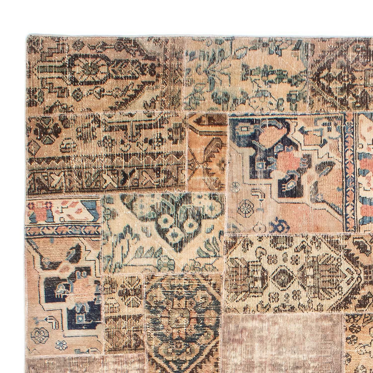 Patchwork tapijt - 317 x 240 cm - veelkleurig