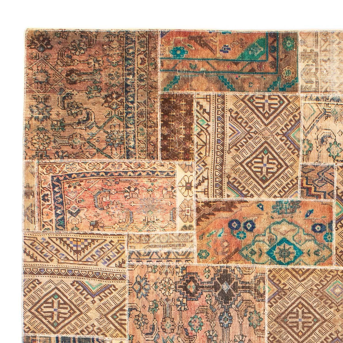 Patchwork tapijt - 301 x 239 cm - veelkleurig