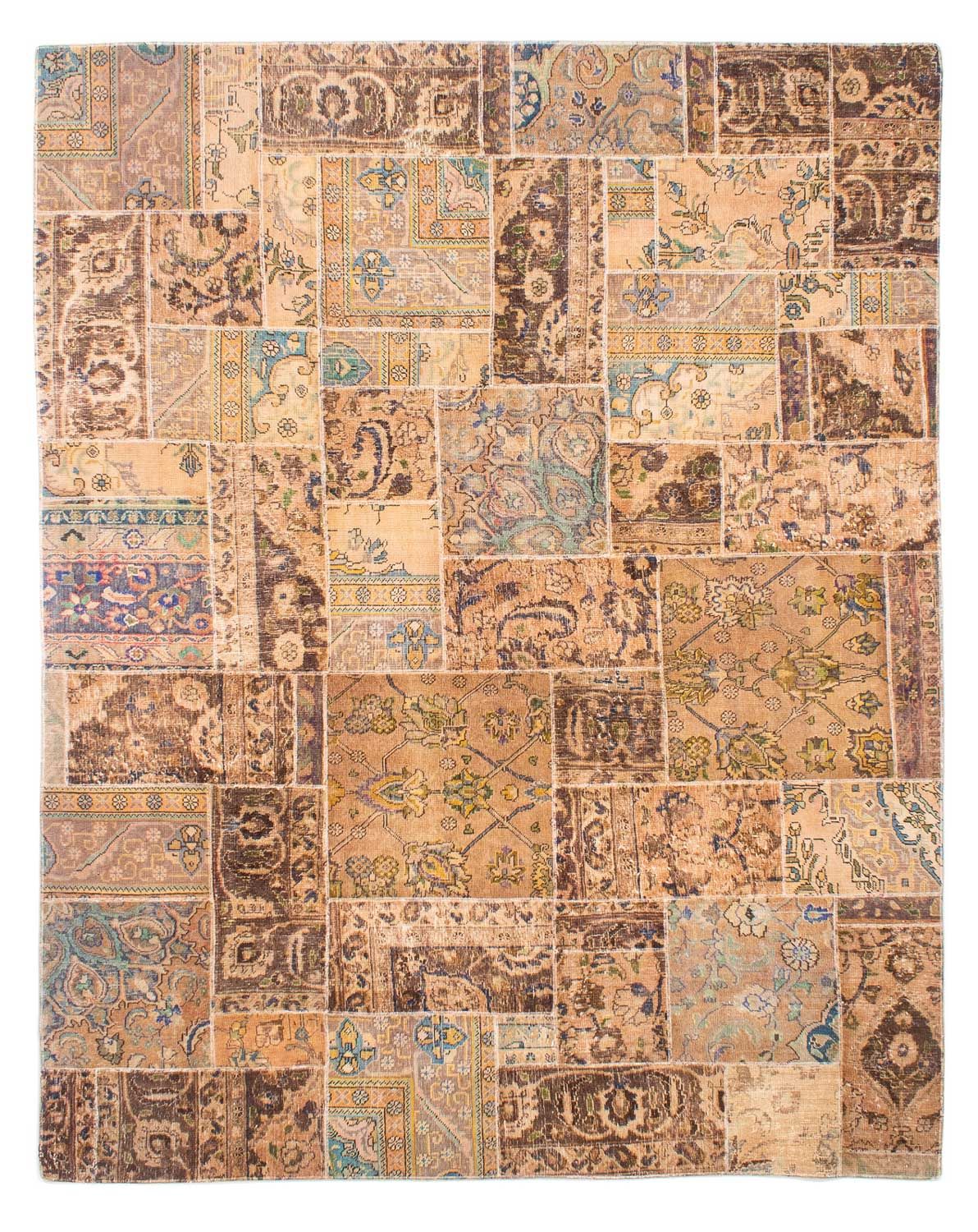 Patchwork tapijt - 305 x 242 cm - veelkleurig