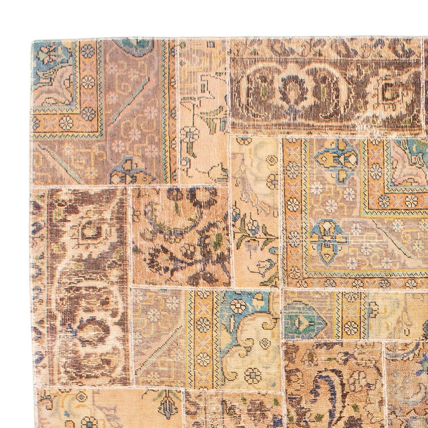 Patchwork tapijt 305x242cm - Perserteppich Wollteppich