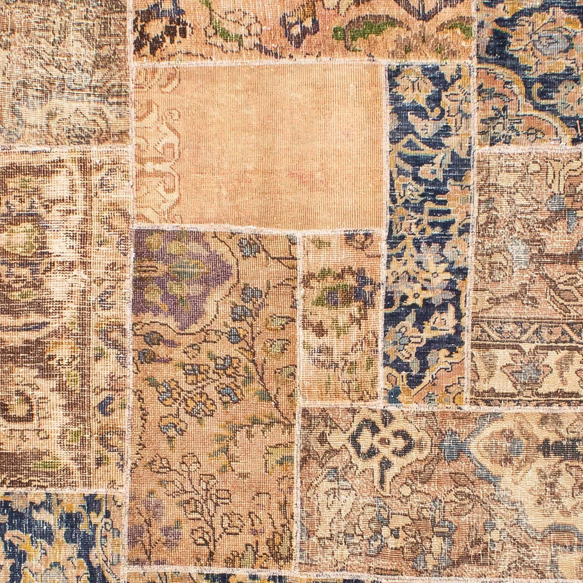 Patchwork tapijt - 304 x 242 cm - veelkleurig