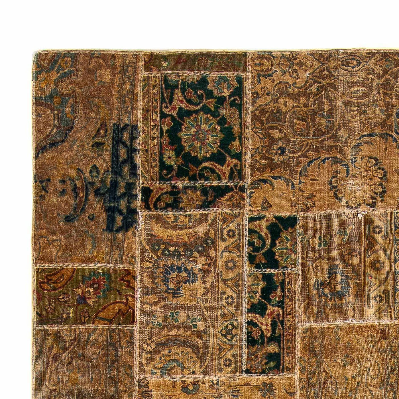 Patchwork tapijt 275x182cm - Wollen tapijt