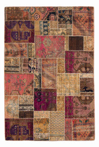 Patchwork tapijt - 272 x 181 cm - veelkleurig