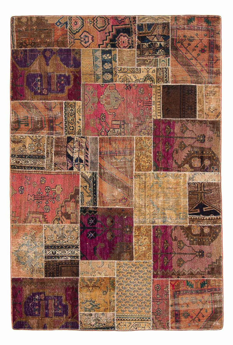 Patchwork tapijt - 272 x 181 cm - veelkleurig