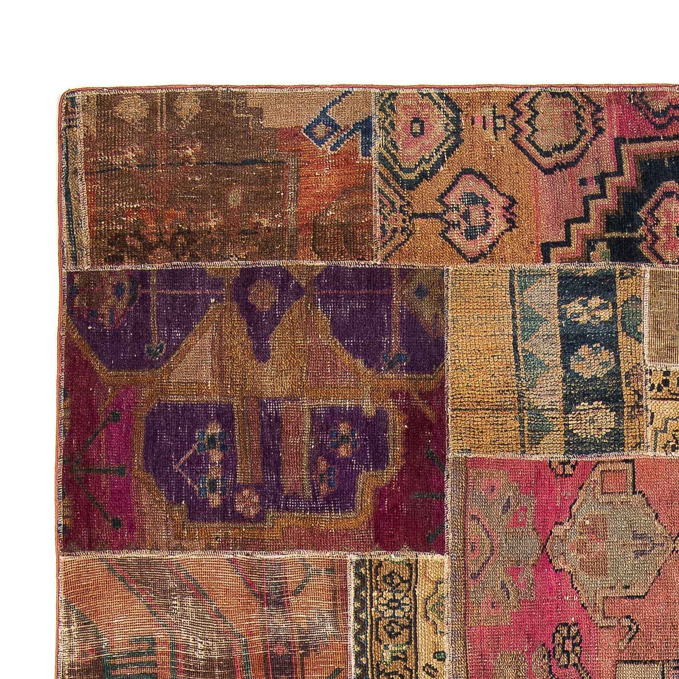 Patchwork tapijt 272x181cm - Wollen tapijt