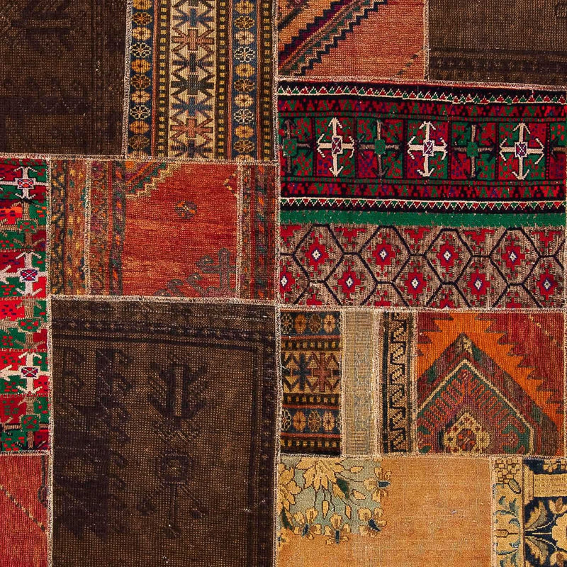 Patchwork tapijt - 271 x 179 cm - veelkleurig