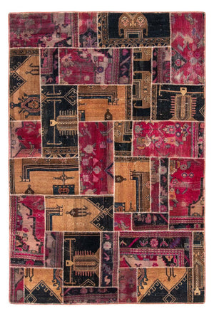 Patchwork tapijt - 244 x 164 cm - veelkleurig