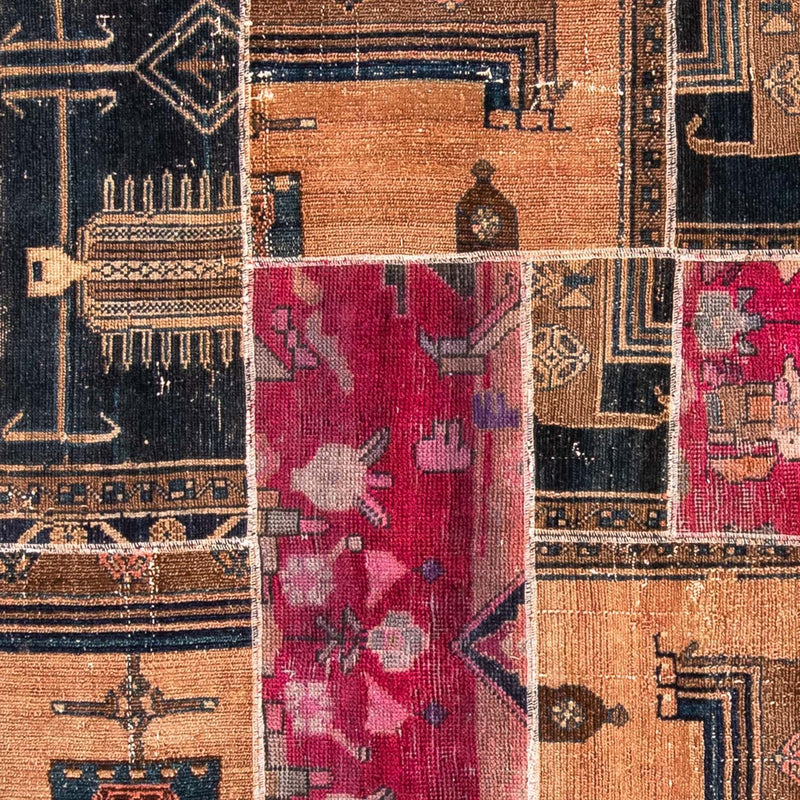 Patchwork tapijt - 244 x 164 cm - veelkleurig