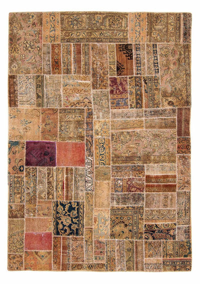 Patchwork tapijt 164x234cm - Wollen tapijt