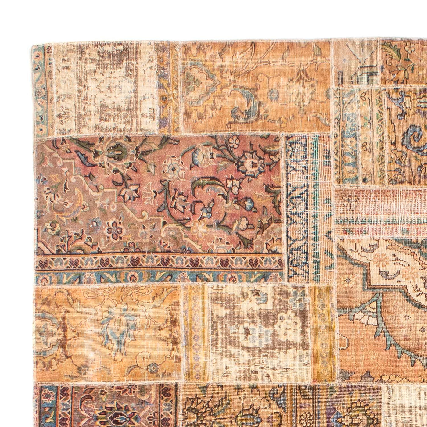 Patchwork tapijt 301x241cm - Perserteppich Wollteppich
