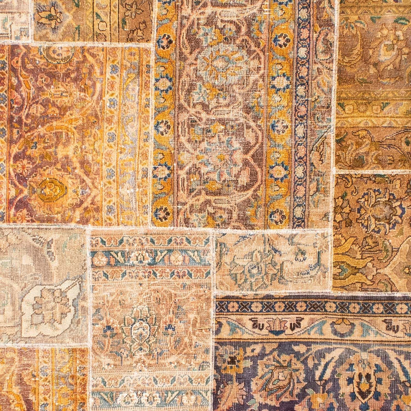 Patchwork tapijt - 301 x 241 cm - veelkleurig