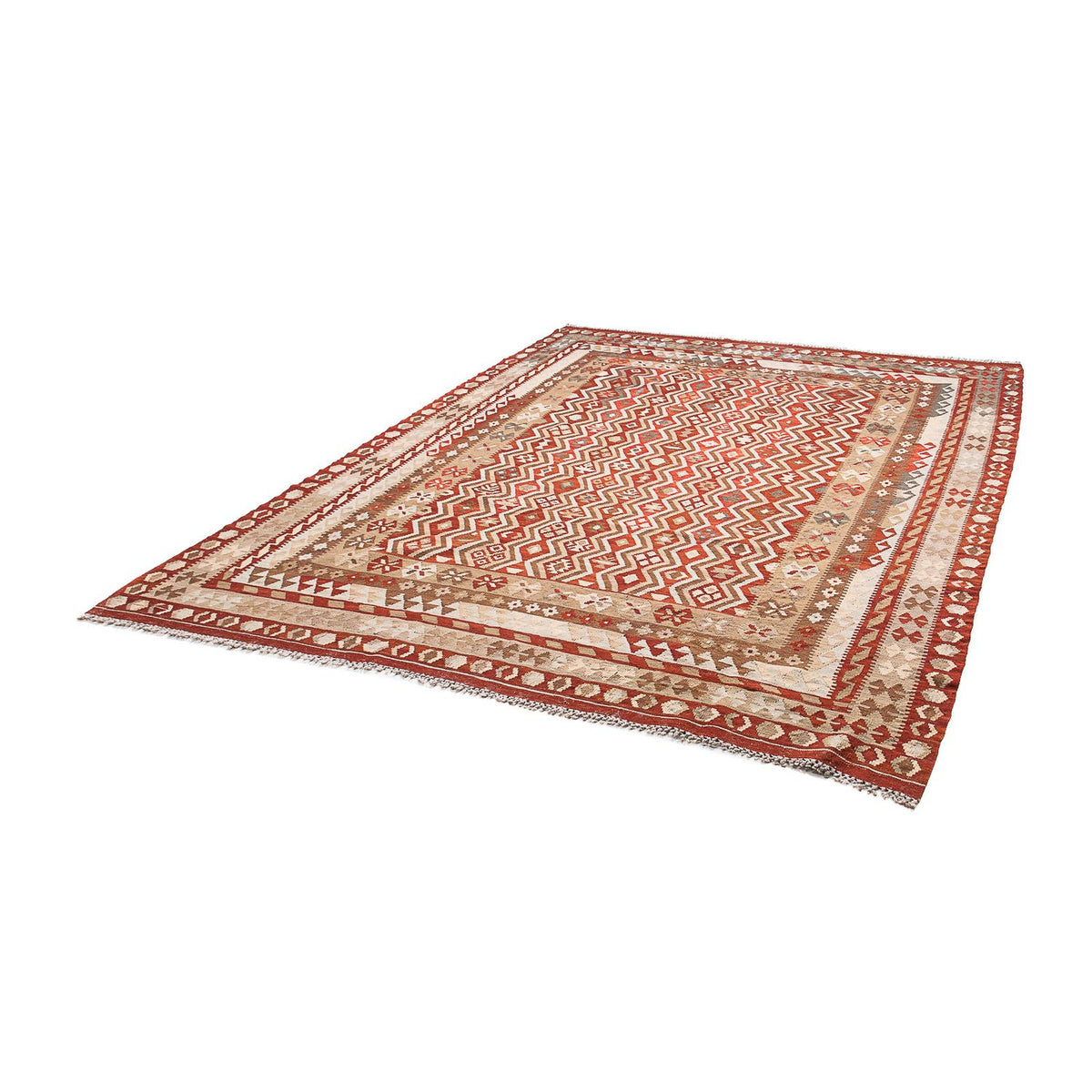 Kelim tapijt - Splash - 271 x 212 cm - veelkleurig