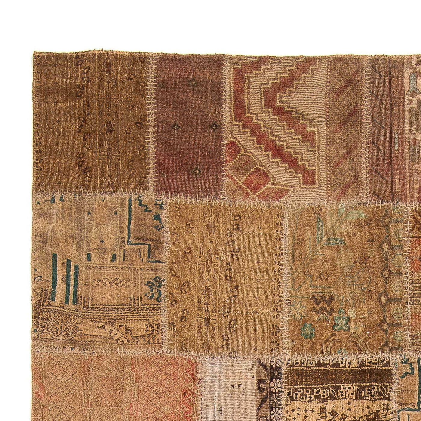 Patchwork tapijt 256x172cm - Wollen tapijt