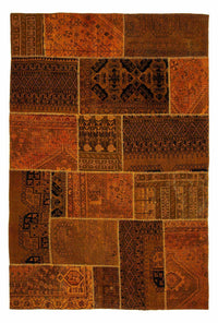 Patchwork tapijt - 289 x 200 cm - veelkleurig