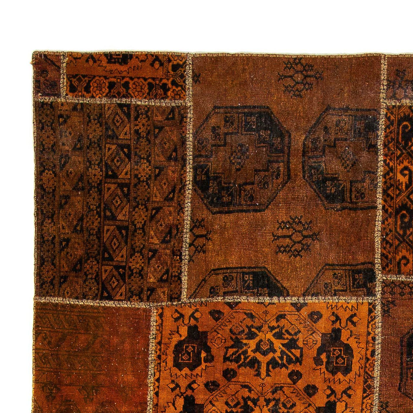 Patchwork tapijt 300x208cm - Wollen tapijt