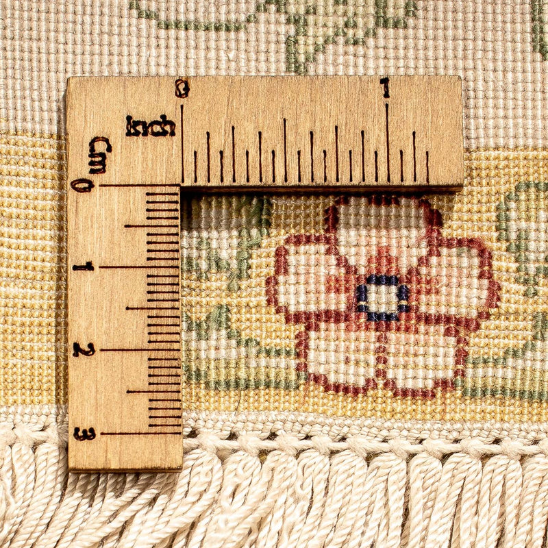 Zijden tapijt - Hereke Silk - Premium - 375 x 277 cm - beige