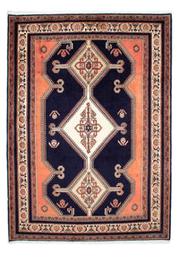 Perzisch tapijt - Bijar - 238 x 175 cm - donkerblauw