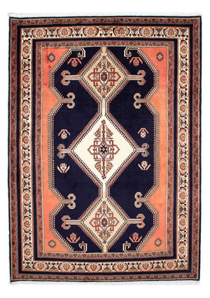 Perzisch tapijt - Bijar - 238 x 175 cm - donkerblauw