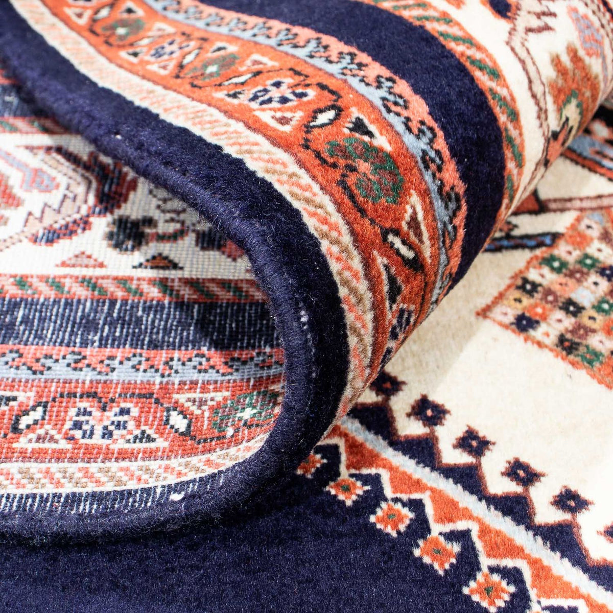 Perzisch tapijt - Bijar - 238 x 175 cm - donkerblauw