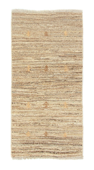 Gabbeh tapijt - Perzisch - 135 x 69 cm - beige