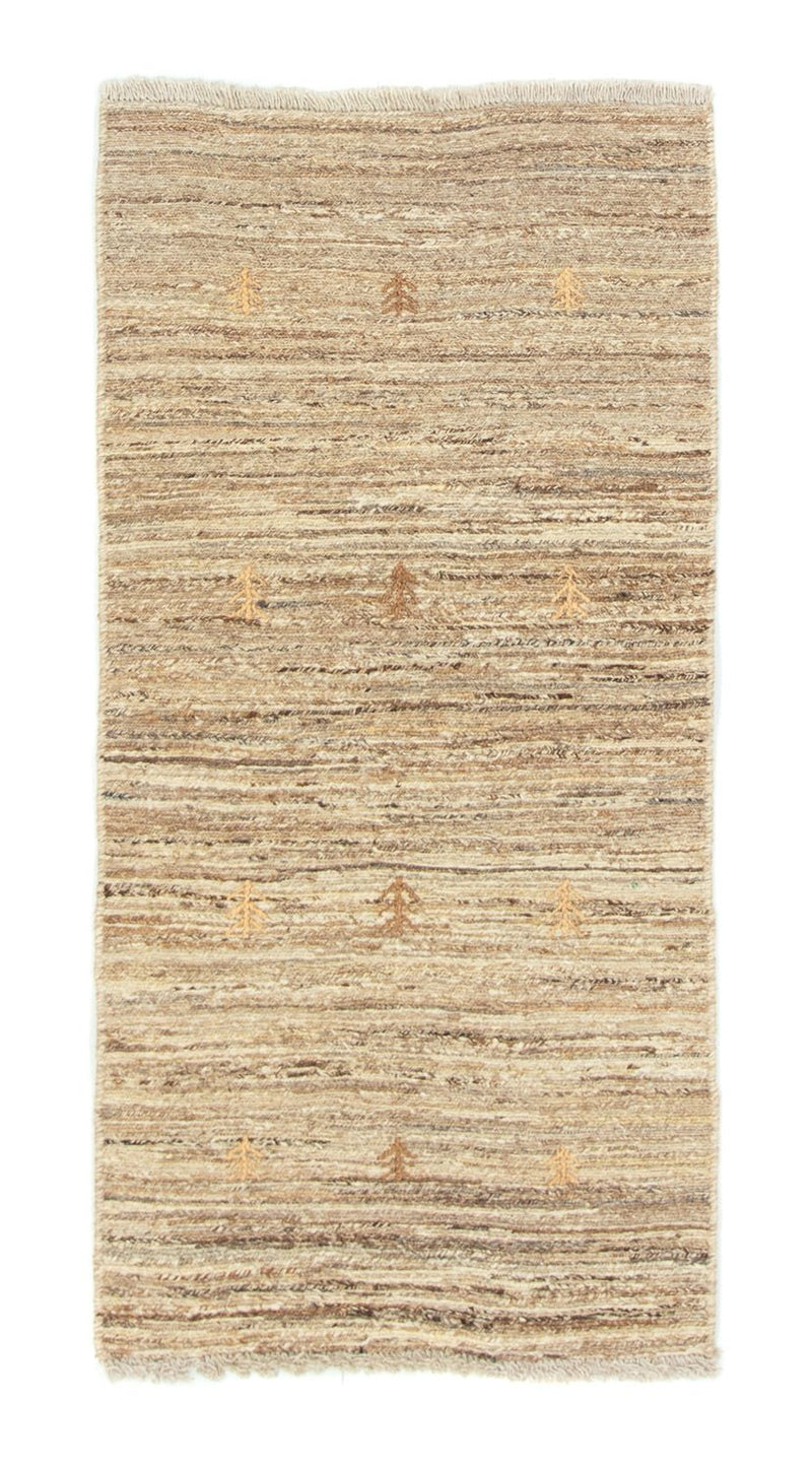 Gabbeh tapijt - Perzisch - 135 x 69 cm - beige