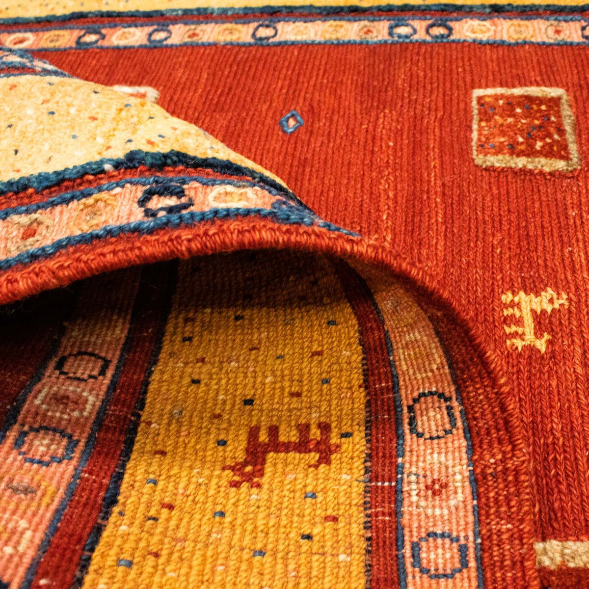 Kelim tapijt - Oosters - 144 x 100 cm - donkerrood