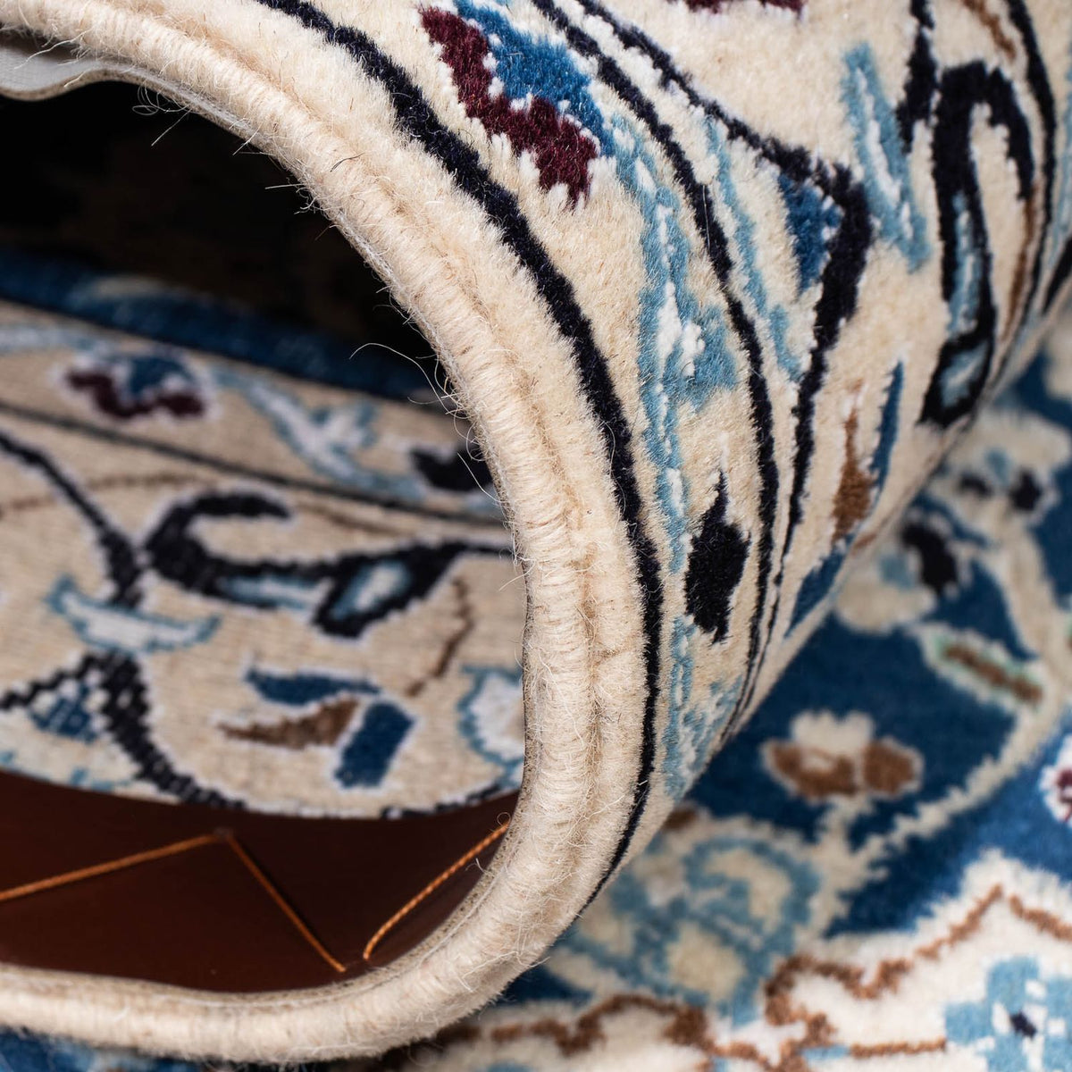 Perzisch tapijt - Nain - Koninklijk - 170 x 108 cm - blauw