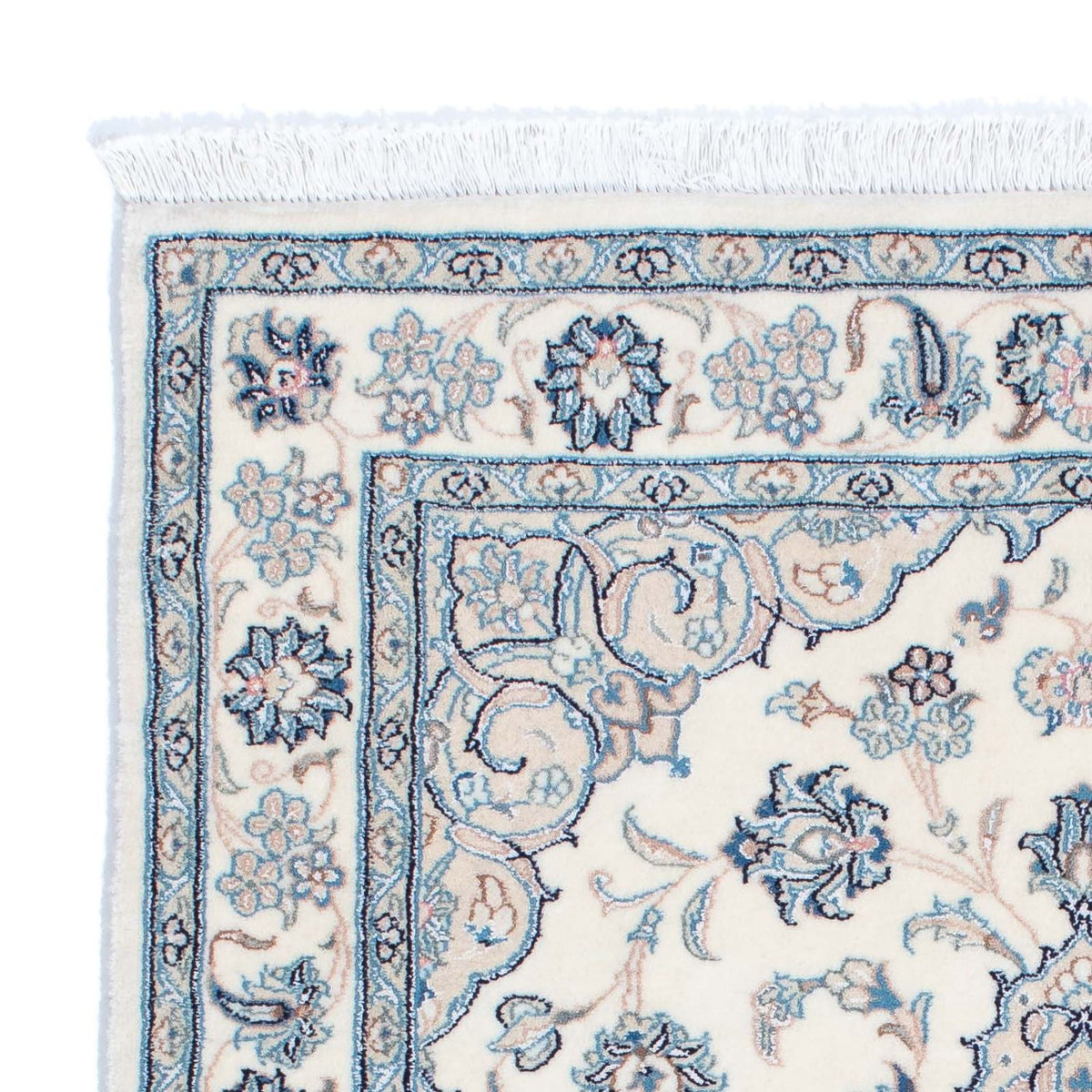 Perzisch tapijt - Nain - Koninklijk - 155 x 103 cm - beige