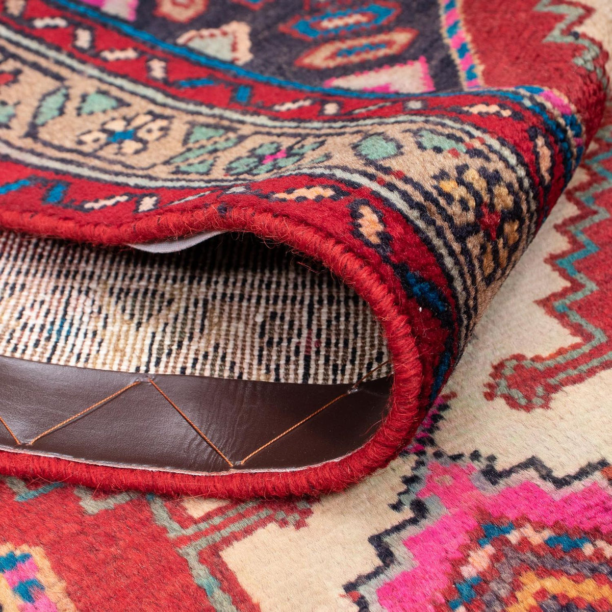 Loper Perzisch Tapijt - Nomadisch - 310 x 82 cm - licht rood