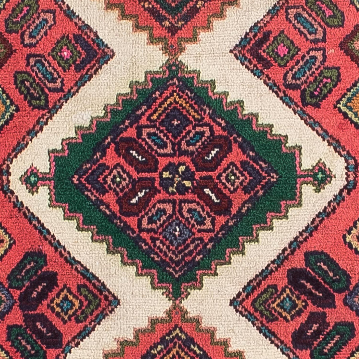 Loper Perzisch Tapijt - Nomadisch - 290 x 70 cm - licht rood