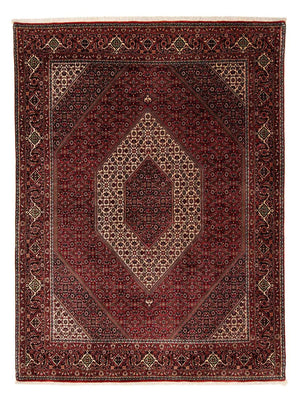 Perzisch tapijt - Bijar - 251 x 201 cm - donkerrood