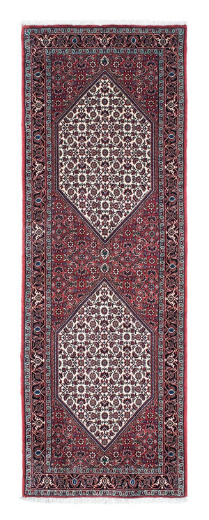 Loper Perzisch tapijt - Bijar - 208 x 73 cm - rood