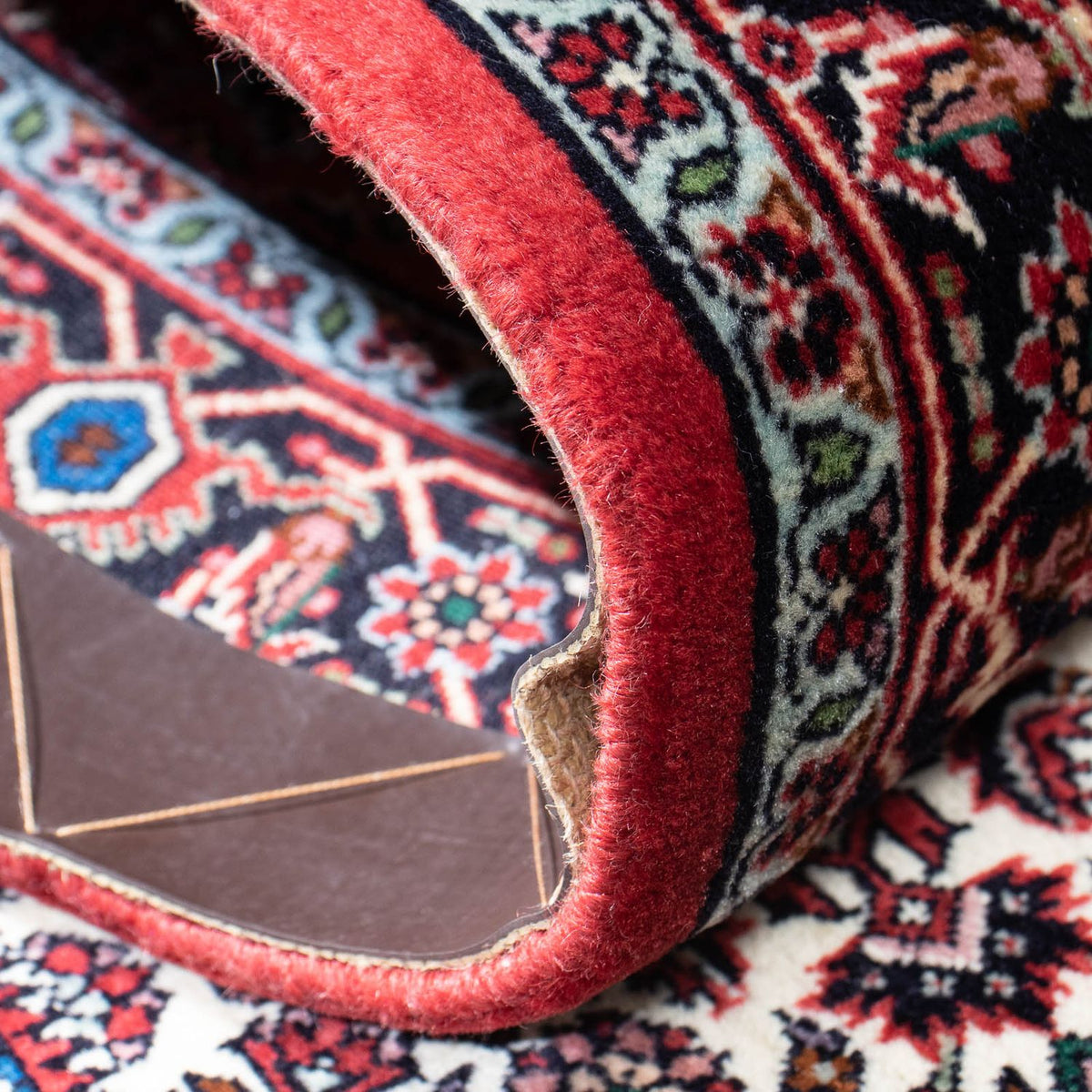 Loper Perzisch tapijt - Bijar - 208 x 73 cm - rood