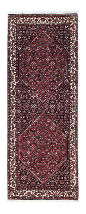 Loper Perzisch tapijt - Bijar - 200 x 76 cm - donkerblauw