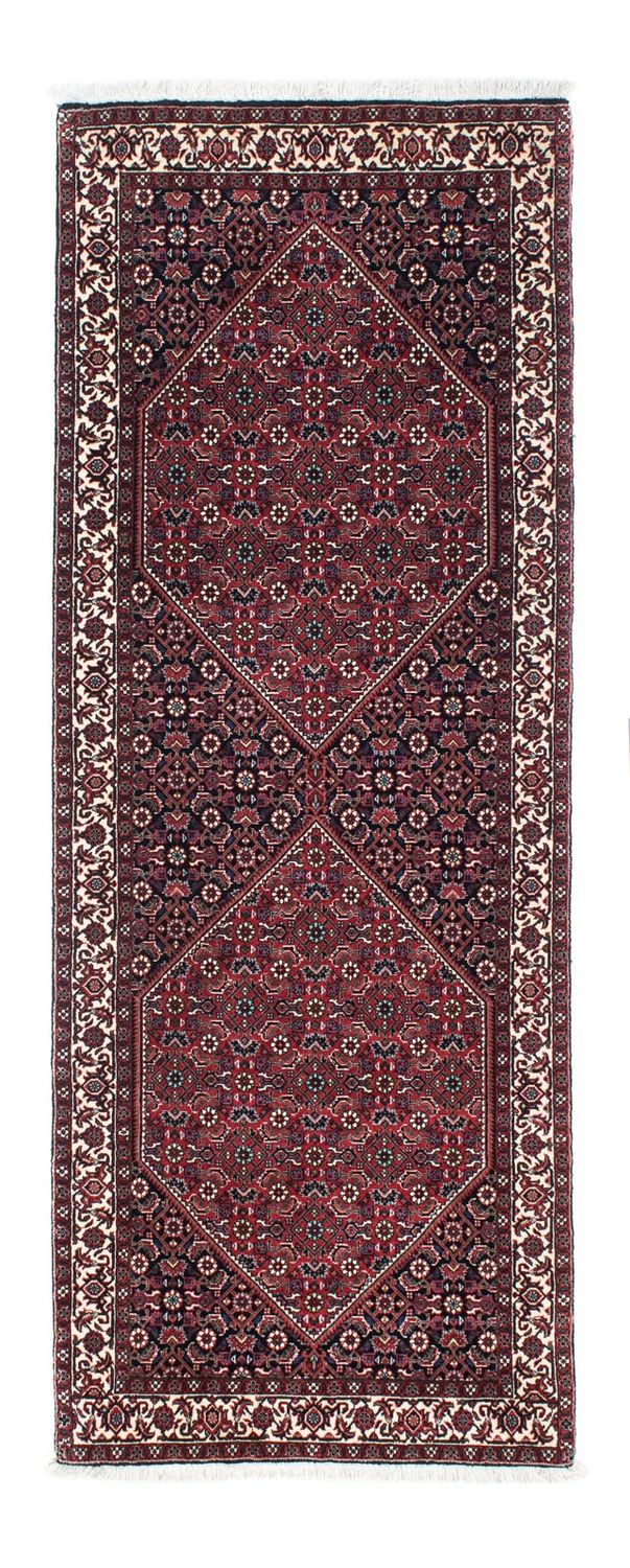 Loper Perzisch tapijt - Bijar - 200 x 76 cm - donkerblauw