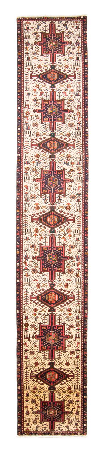 Loper Perzisch Tapijt - Nomadisch - 432 x 66 cm - beige