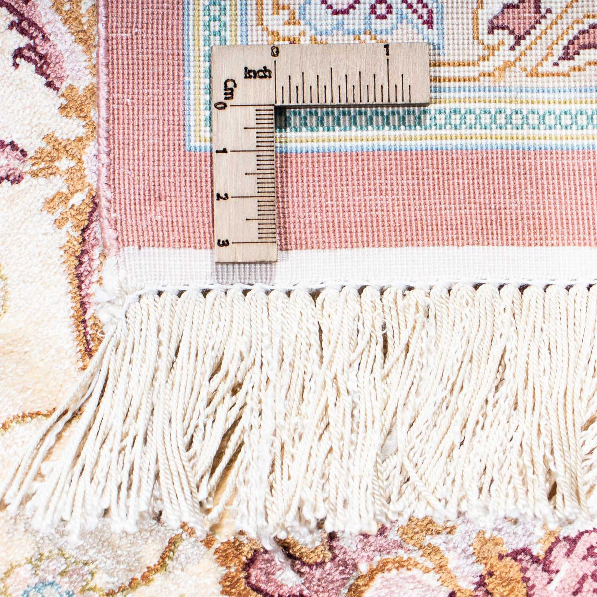 Perzisch tapijt - Ghom - 240 x 160 cm - beige