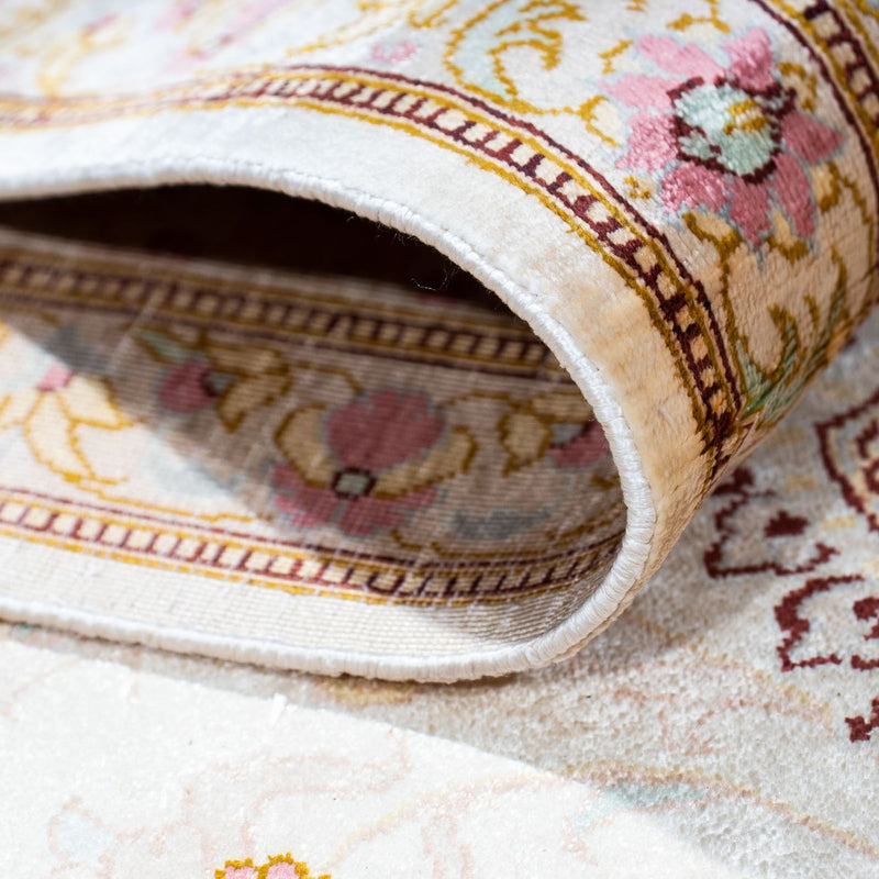 Perzisch tapijt - Ghom - 235 x 157 cm - beige