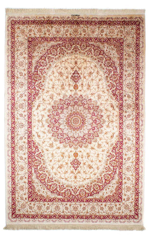 Perzisch tapijt - Ghom - 240 x 157 cm - beige