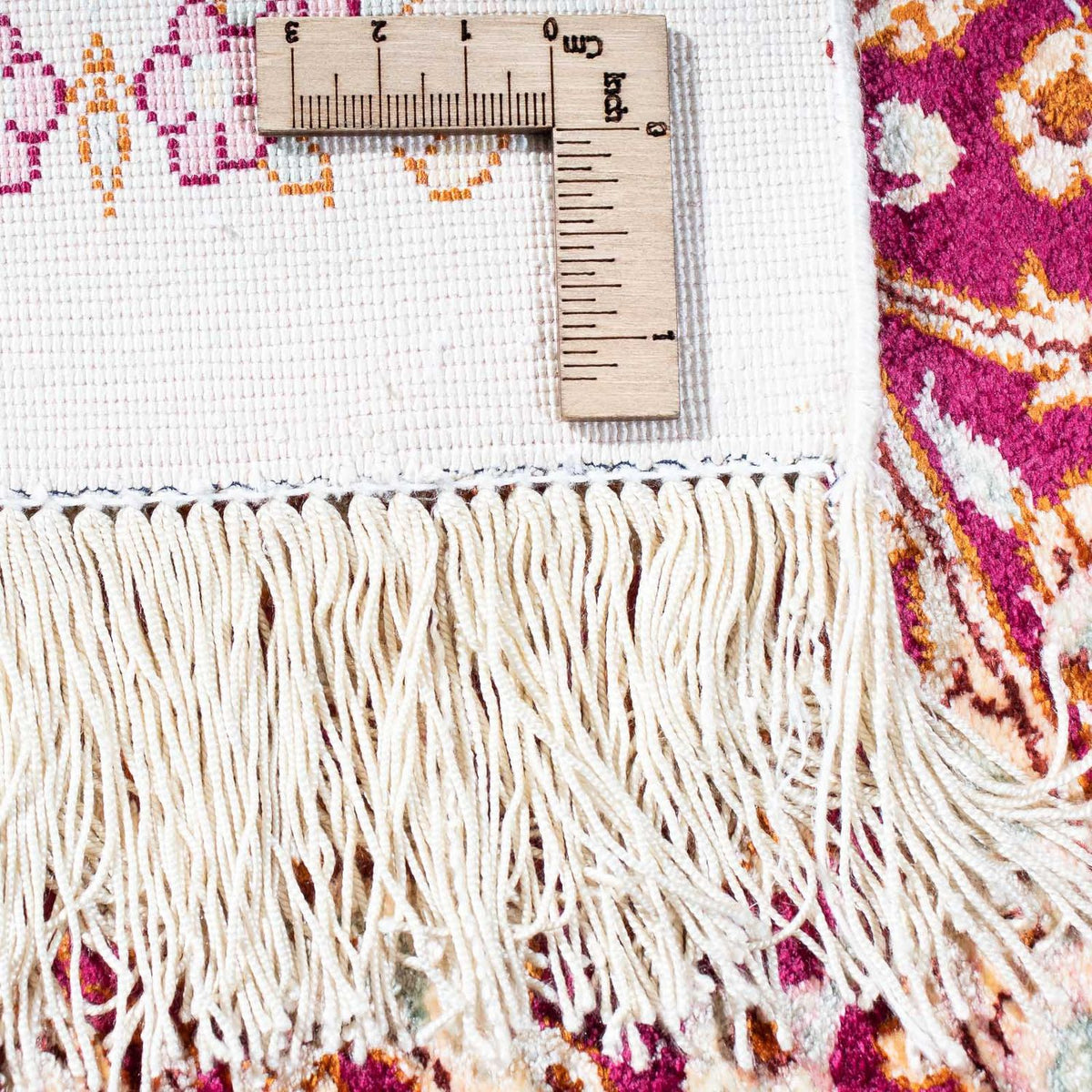 Perzisch tapijt - Ghom - 240 x 157 cm - beige