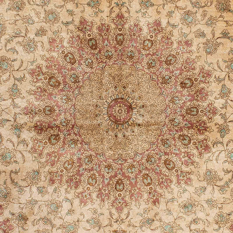Perzisch tapijt - Ghom - 198 x 134 cm - beige