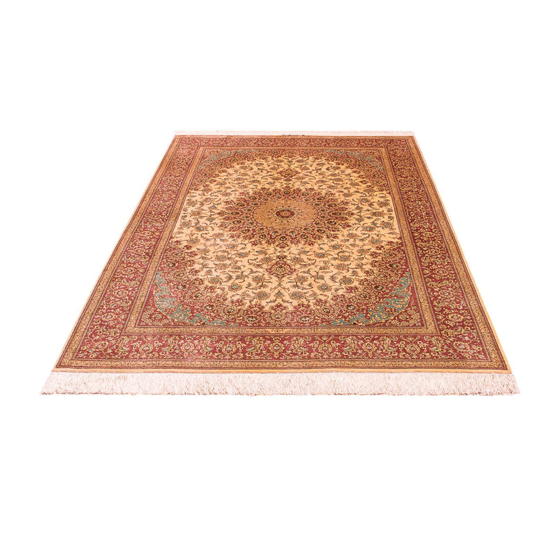 Perzisch tapijt - Ghom - 198 x 134 cm - beige