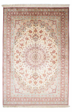 Perzisch tapijt - Ghom - 238 x 159 cm - beige