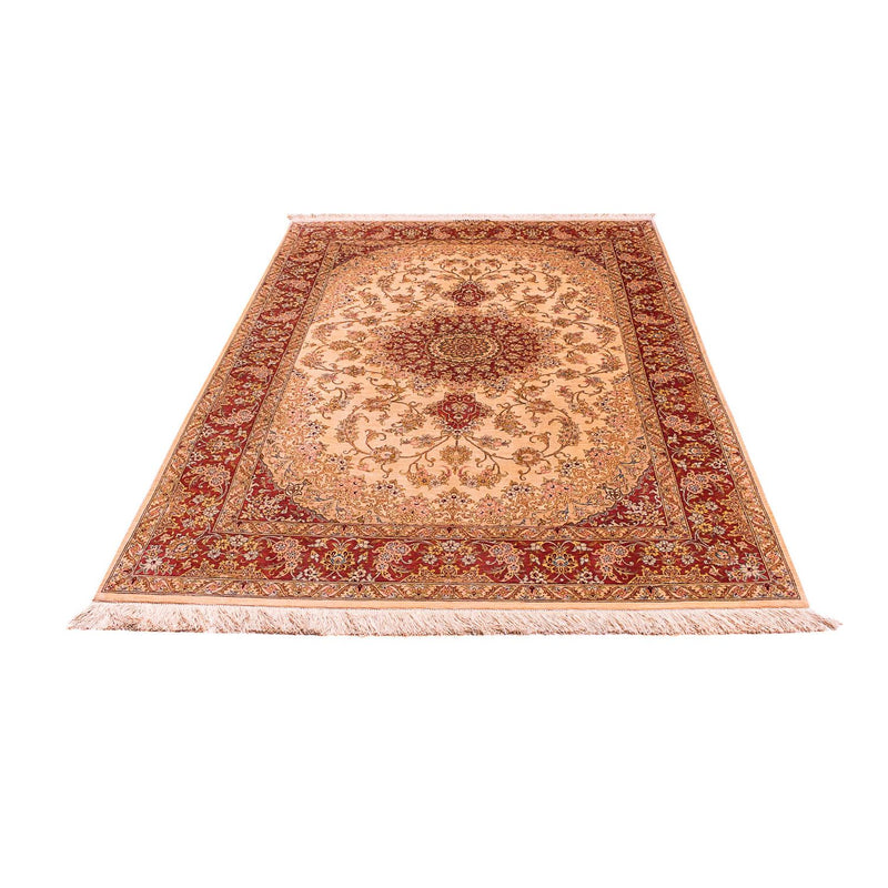 Zijden tapijt - Ghom Silk - Premium - 210 x 130 cm - beige