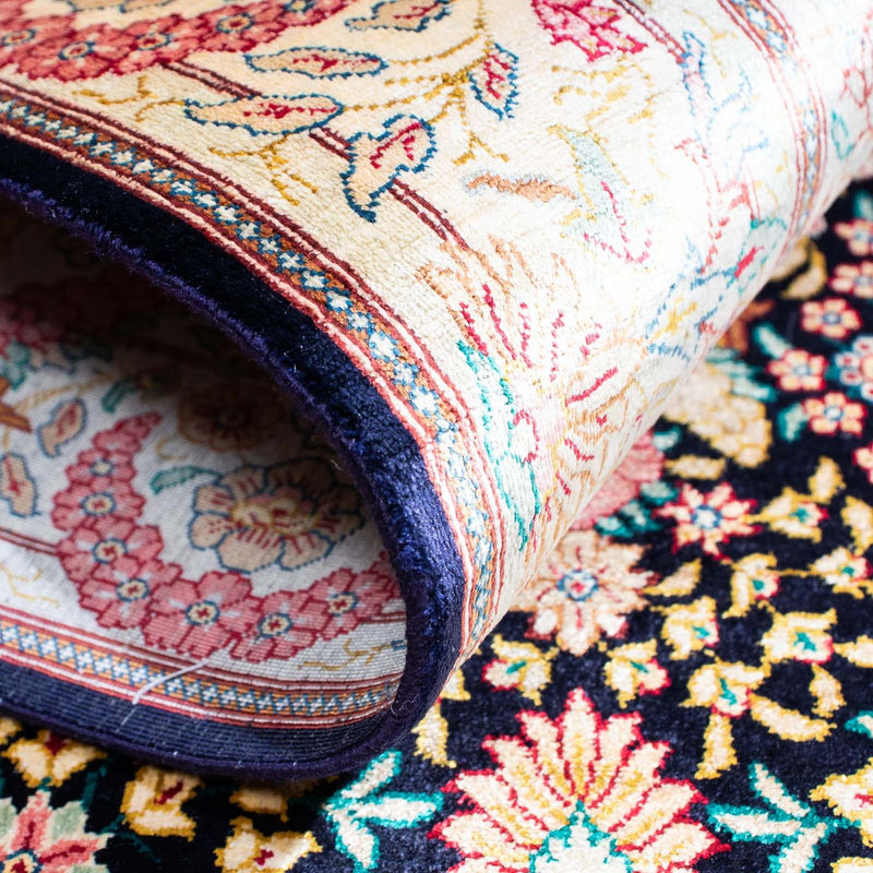 Perzisch tapijt - Ghom - 130 x 81 cm - beige