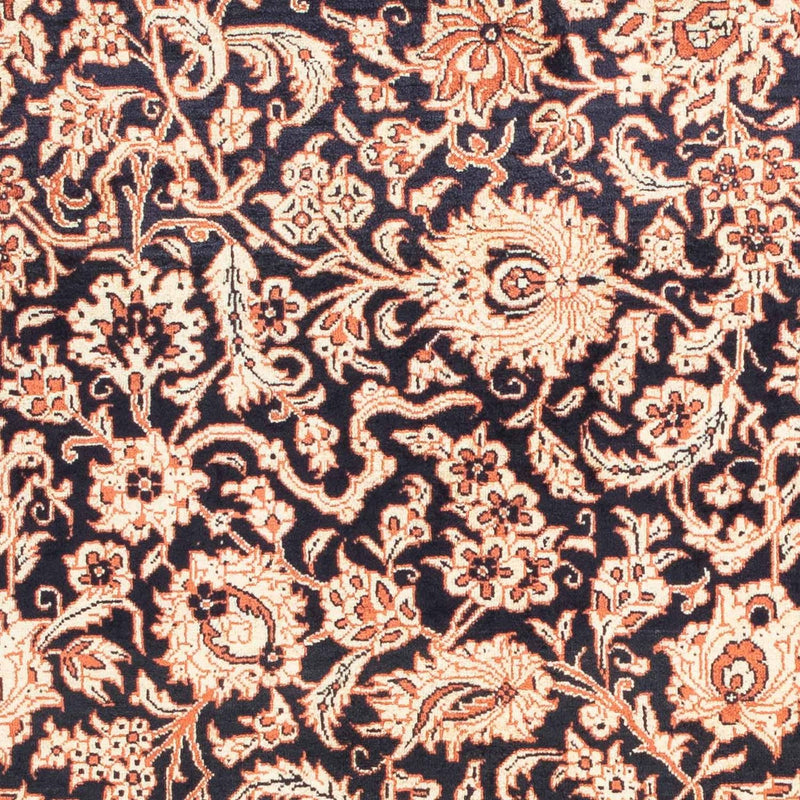 Perzisch tapijt - Ghom - 112 x 80 cm - donkerblauw