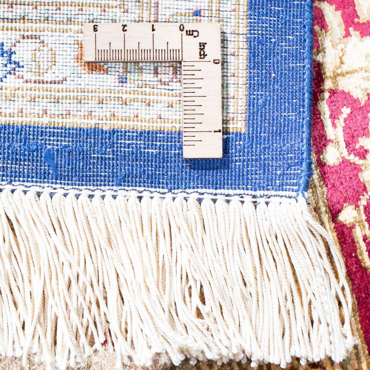 Perzisch tapijt - Ghom - 152 x 100 cm - donkerblauw