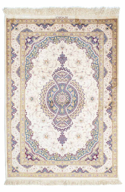 Qom Tapijt 100x143cm - Perzisch tapijt