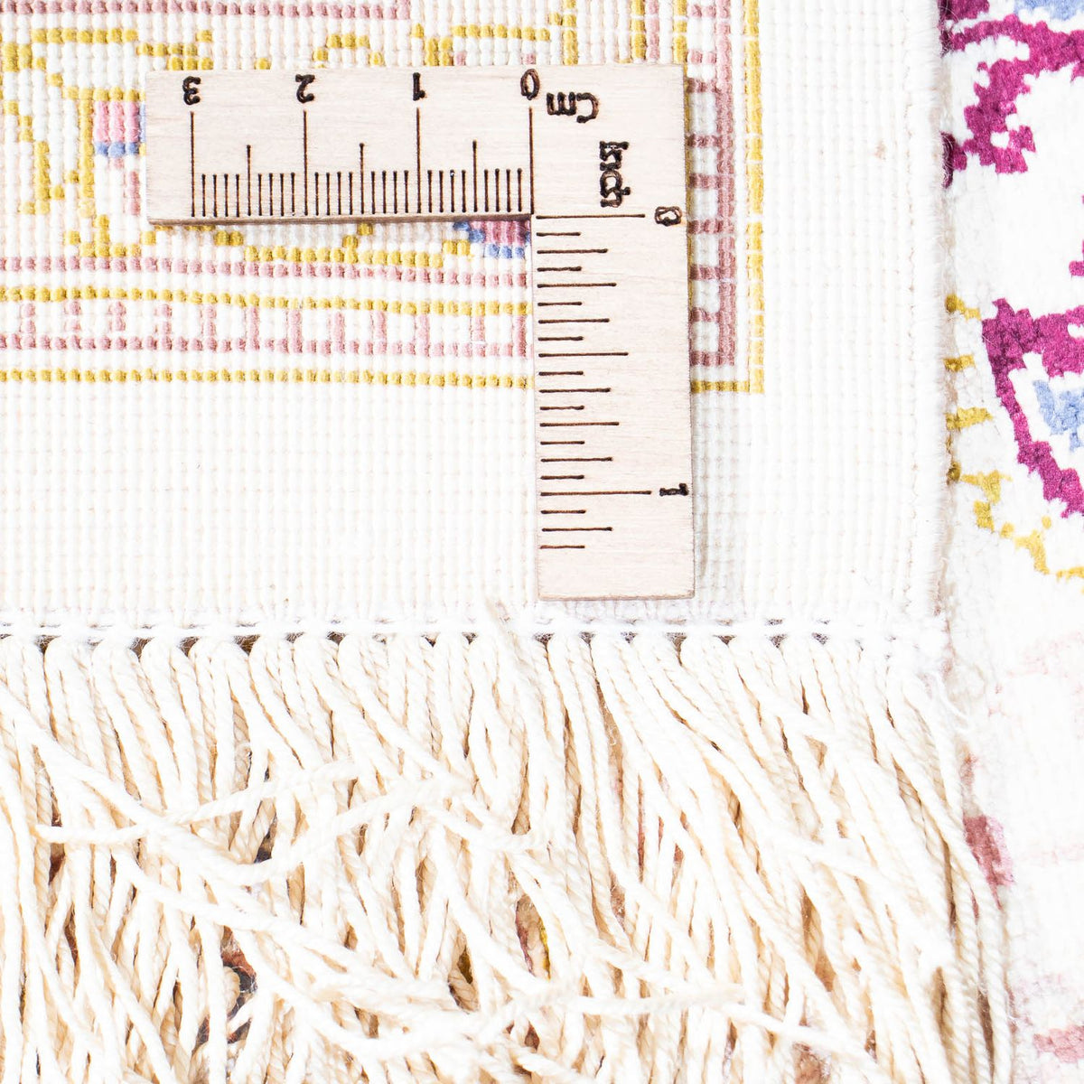 Perzisch tapijt - Ghom - 143 x 100 cm - beige